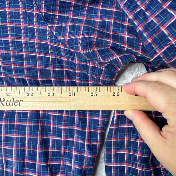 Ralph Lauren Classic Fit Shirt Mens XL Plaid Long Sleeve Cotton Oxford Preppy - Picture 11 of 13